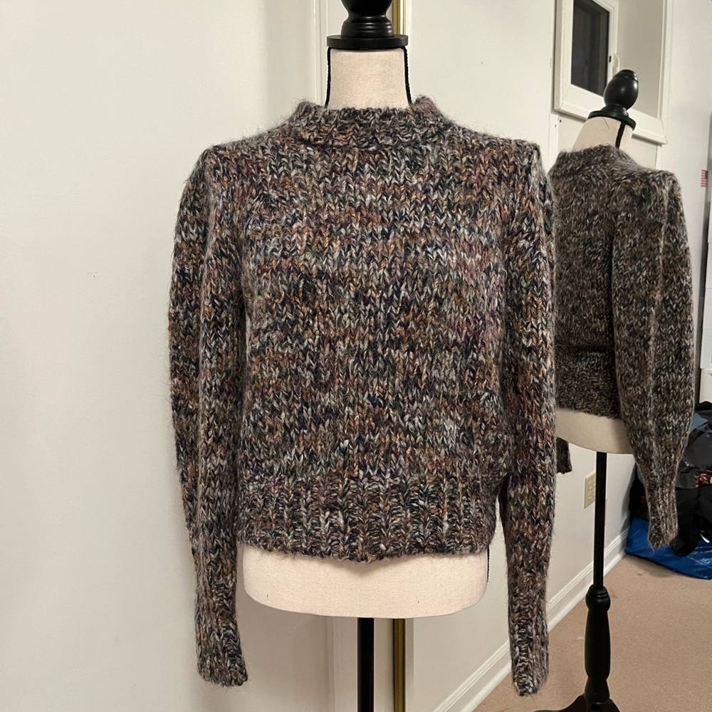 Veronica Beard Multicolor Turtleneck Sweater